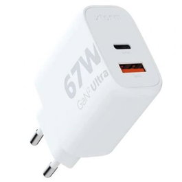 Xtorm Cargador de Pared GaN² Ultra 67W XEC067 Blanco USB-C y USB-A